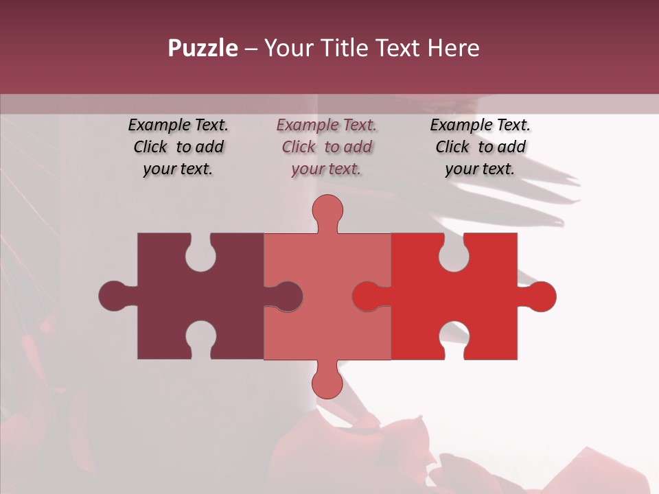 Rose Lit Pamper PowerPoint Template