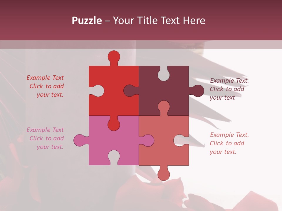 Rose Lit Pamper PowerPoint Template