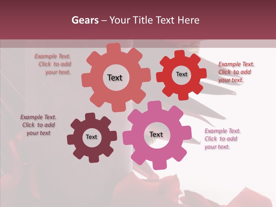 Rose Lit Pamper PowerPoint Template