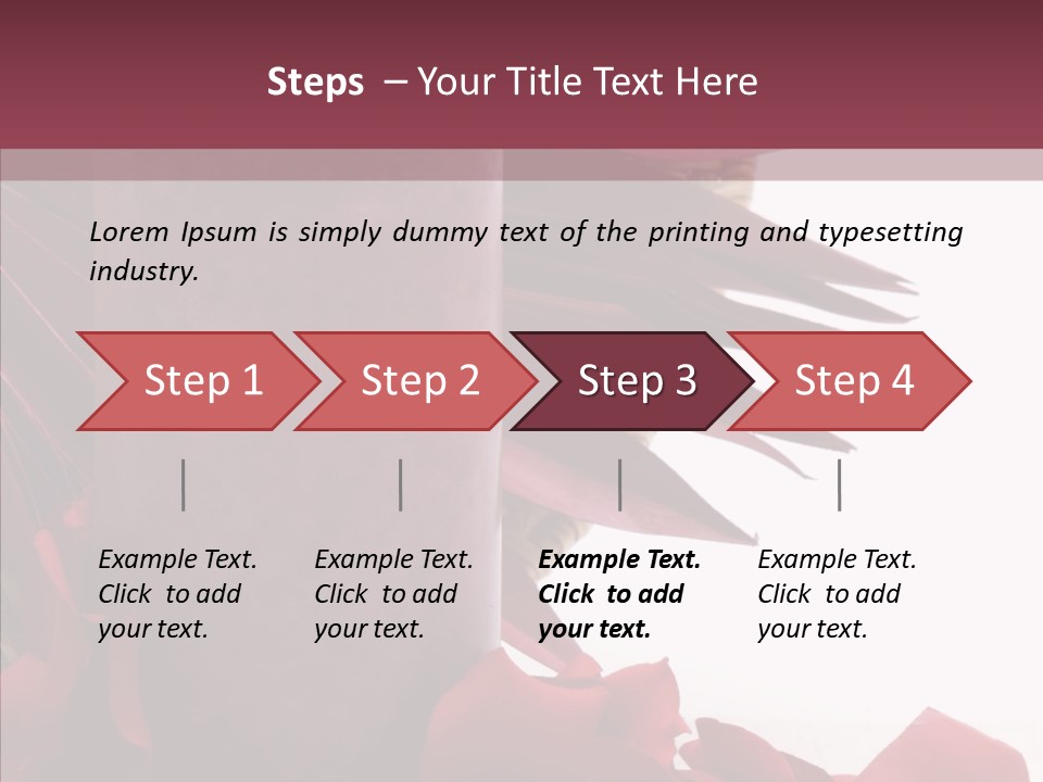 Rose Lit Pamper PowerPoint Template