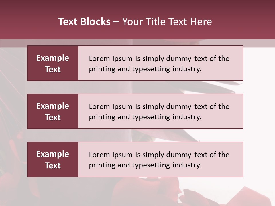 Rose Lit Pamper PowerPoint Template