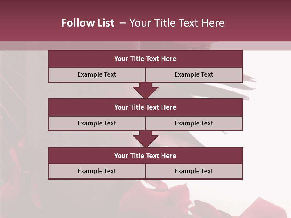 Rose Lit Pamper PowerPoint Template