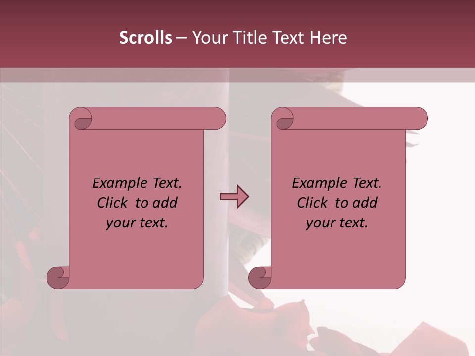 Rose Lit Pamper PowerPoint Template