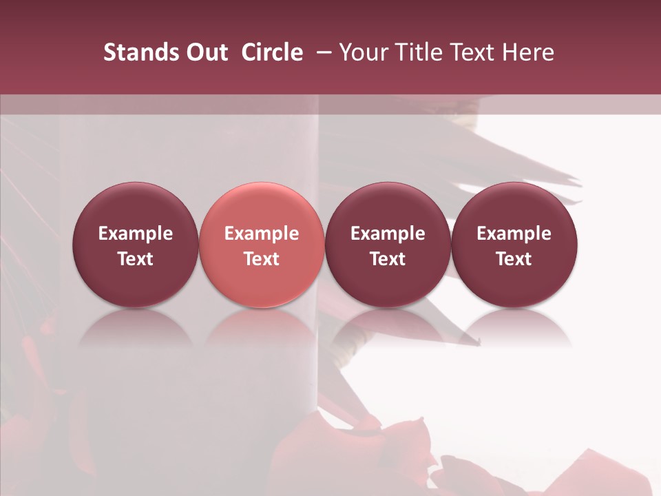 Rose Lit Pamper PowerPoint Template