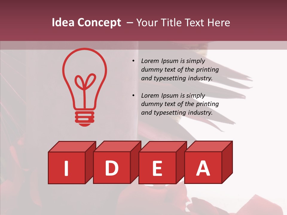 Rose Lit Pamper PowerPoint Template