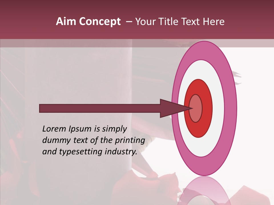 Rose Lit Pamper PowerPoint Template