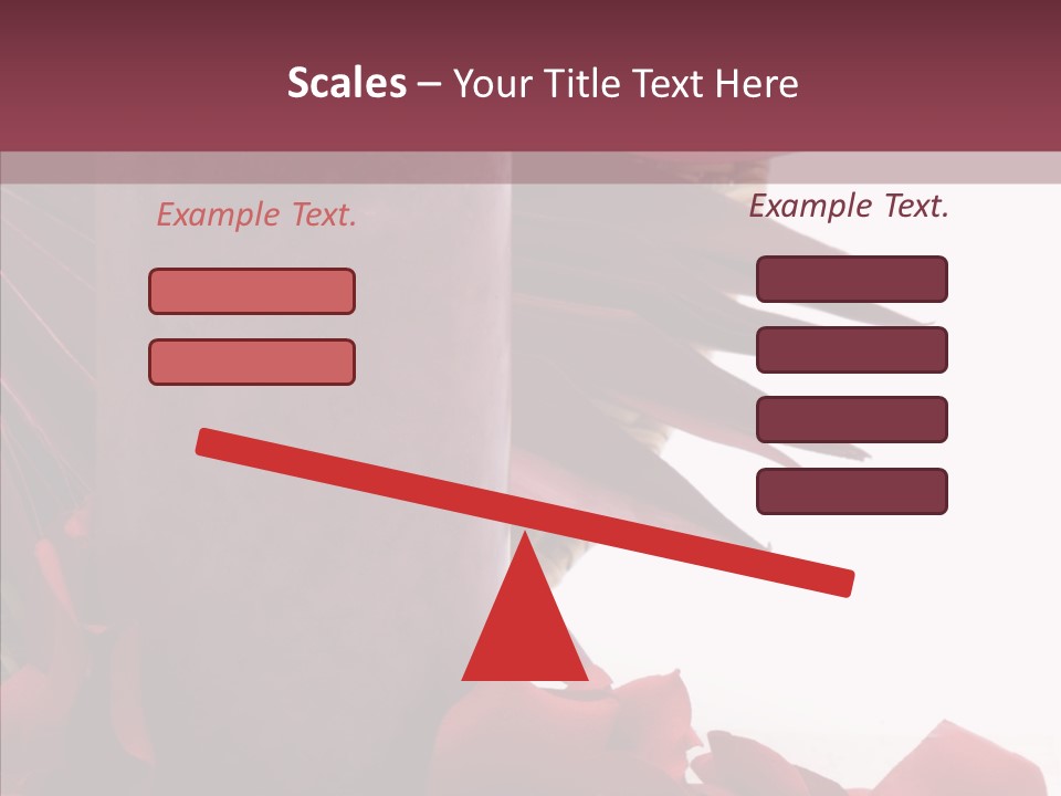 Rose Lit Pamper PowerPoint Template