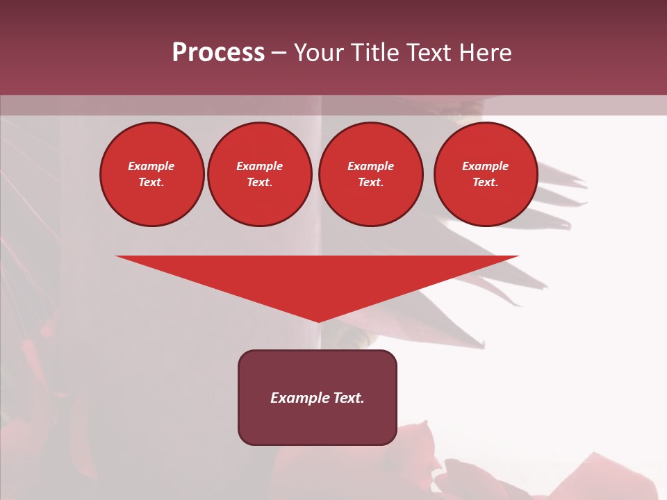 Rose Lit Pamper PowerPoint Template