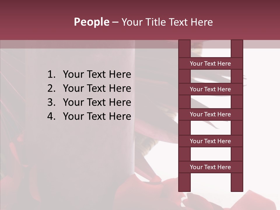 Rose Lit Pamper PowerPoint Template