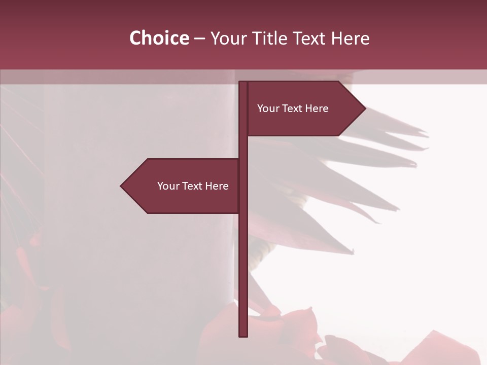 Rose Lit Pamper PowerPoint Template