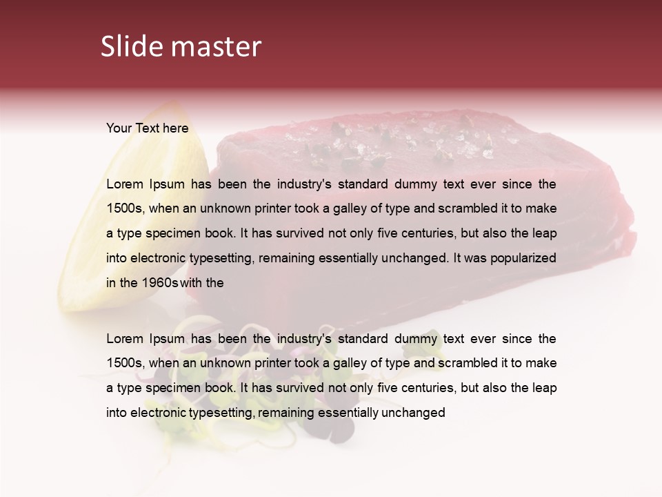 Healthiness Pepper Course PowerPoint Template