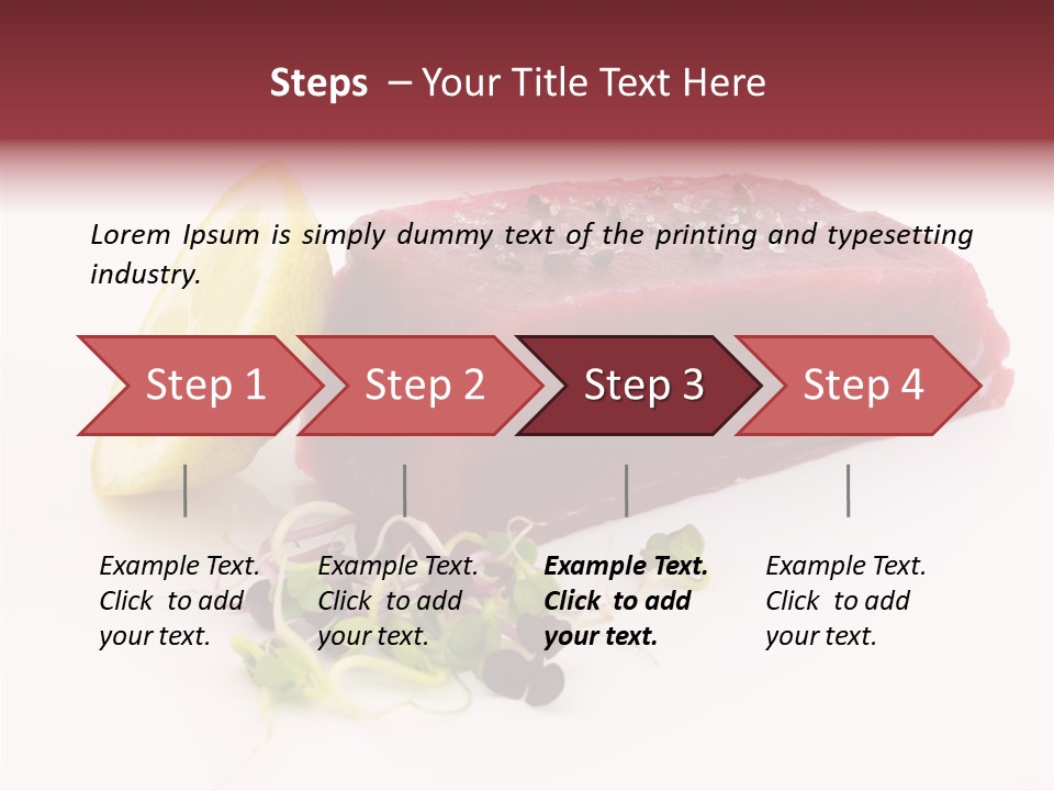 Healthiness Pepper Course PowerPoint Template