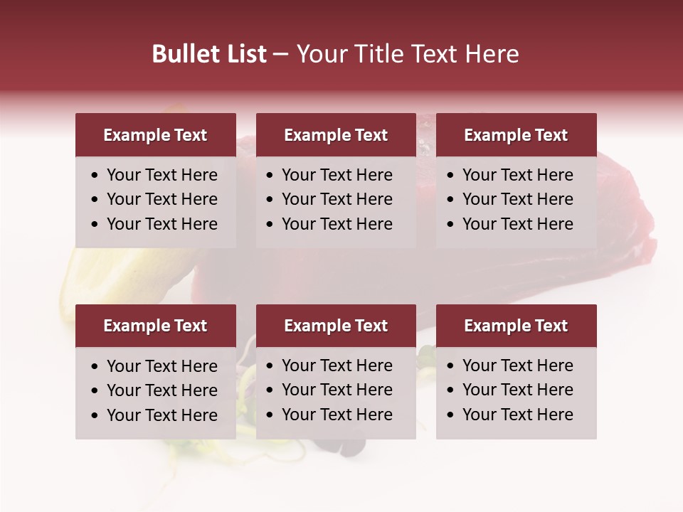Healthiness Pepper Course PowerPoint Template