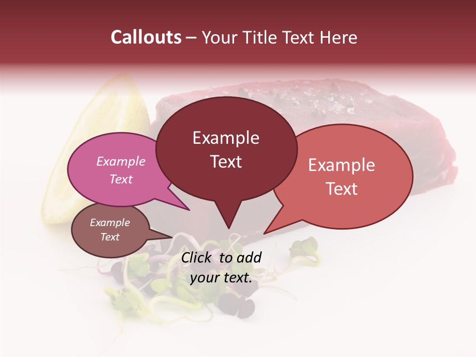 Healthiness Pepper Course PowerPoint Template