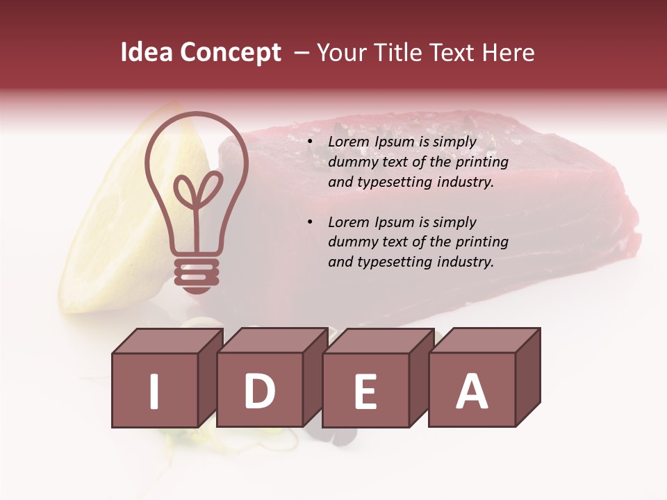 Healthiness Pepper Course PowerPoint Template