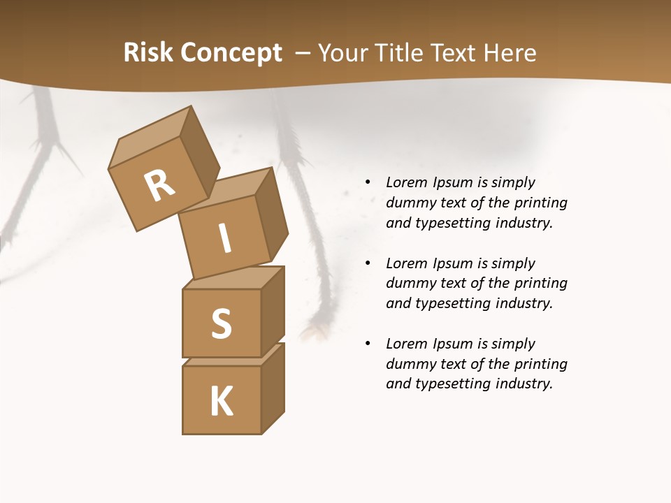 Spray Colorfull Insect PowerPoint Template