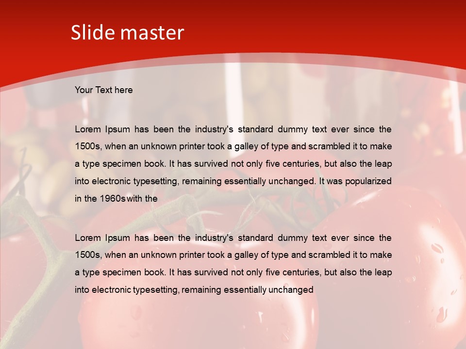 Pattern Reflected Dew PowerPoint Template