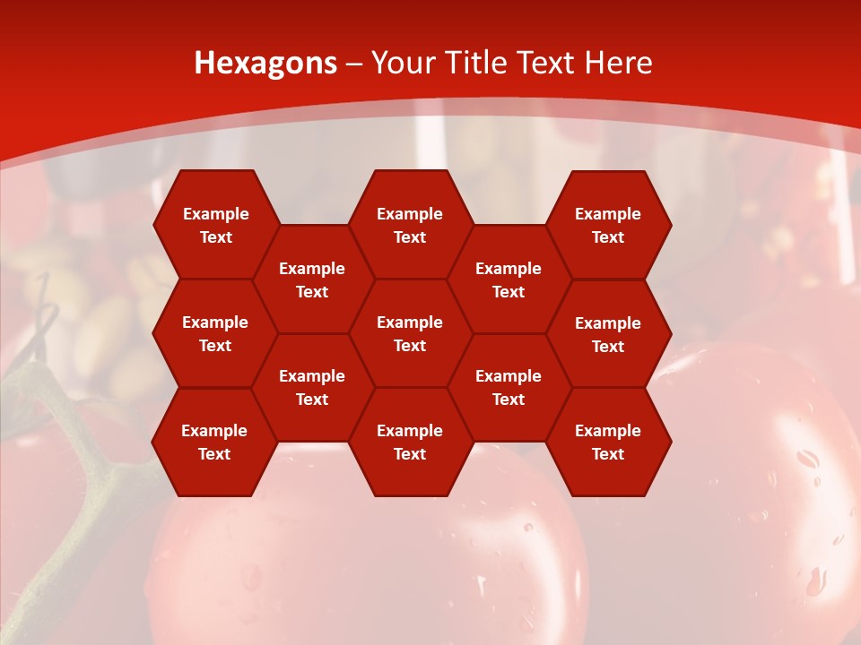 Pattern Reflected Dew PowerPoint Template