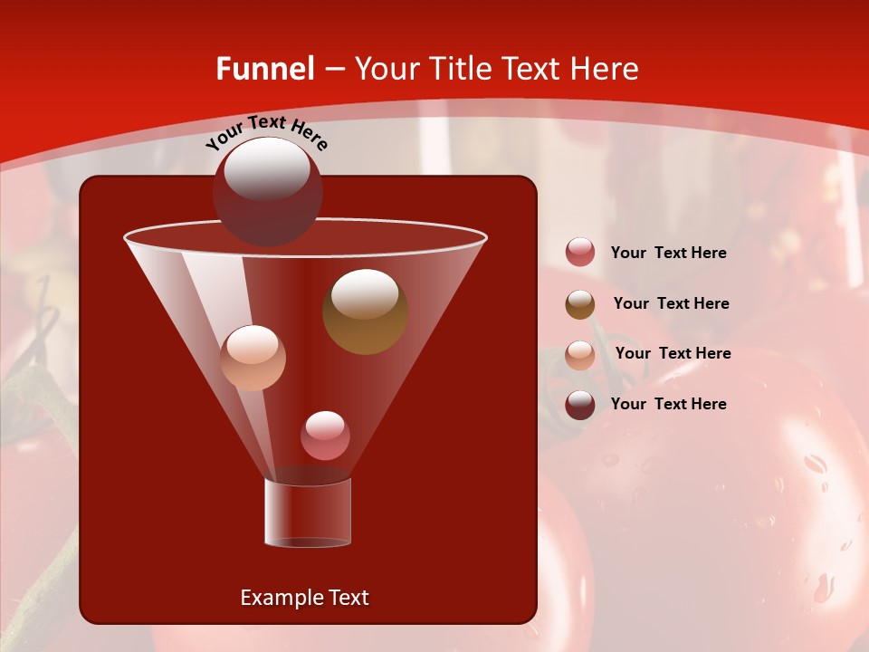 Pattern Reflected Dew PowerPoint Template