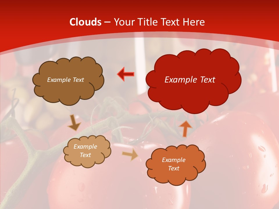 Pattern Reflected Dew PowerPoint Template