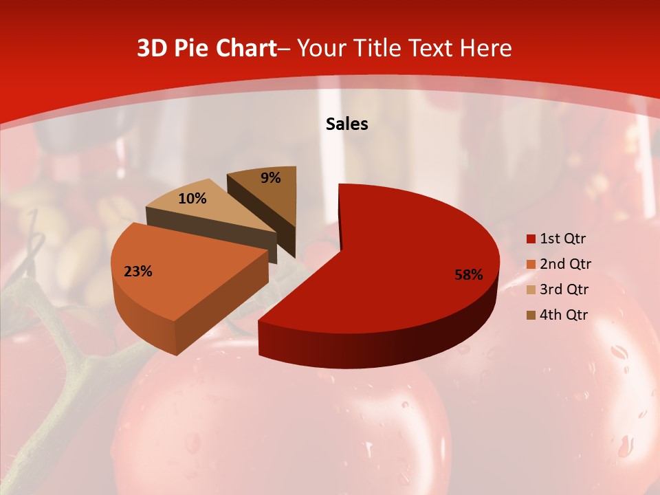 Pattern Reflected Dew PowerPoint Template