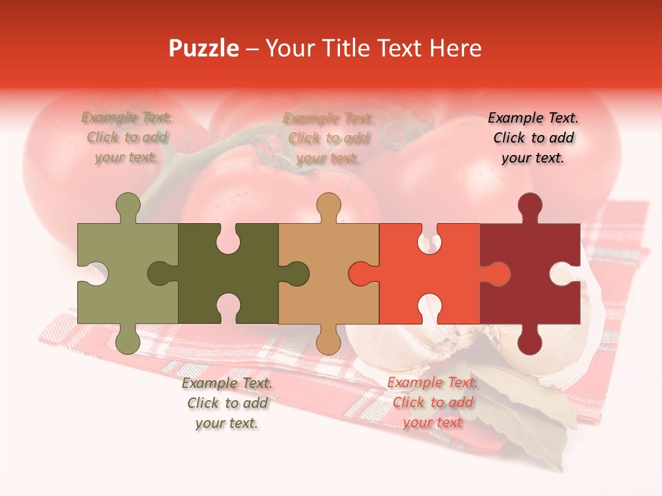 Background Green Tablecloth PowerPoint Template