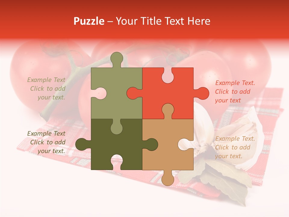 Background Green Tablecloth PowerPoint Template