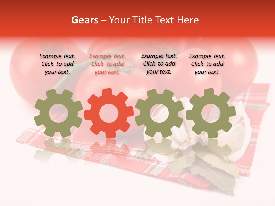 Background Green Tablecloth PowerPoint Template