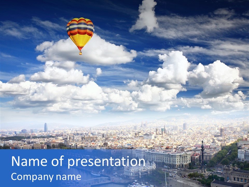 Spain Columbus Architecture PowerPoint Template