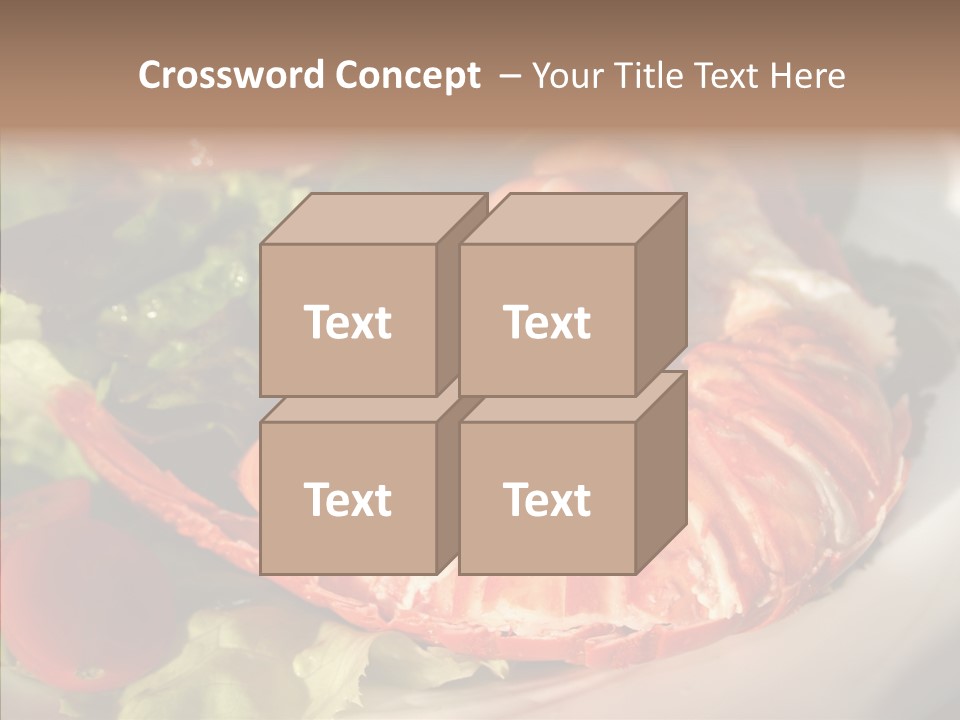 Baked Mussels Healthy PowerPoint Template
