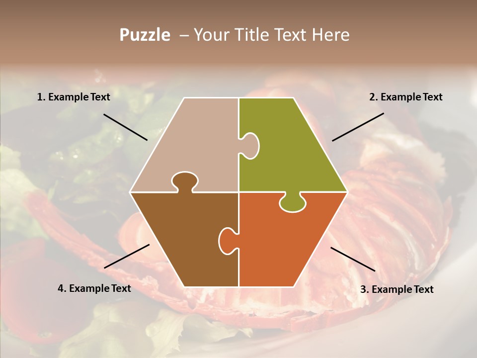 Baked Mussels Healthy PowerPoint Template