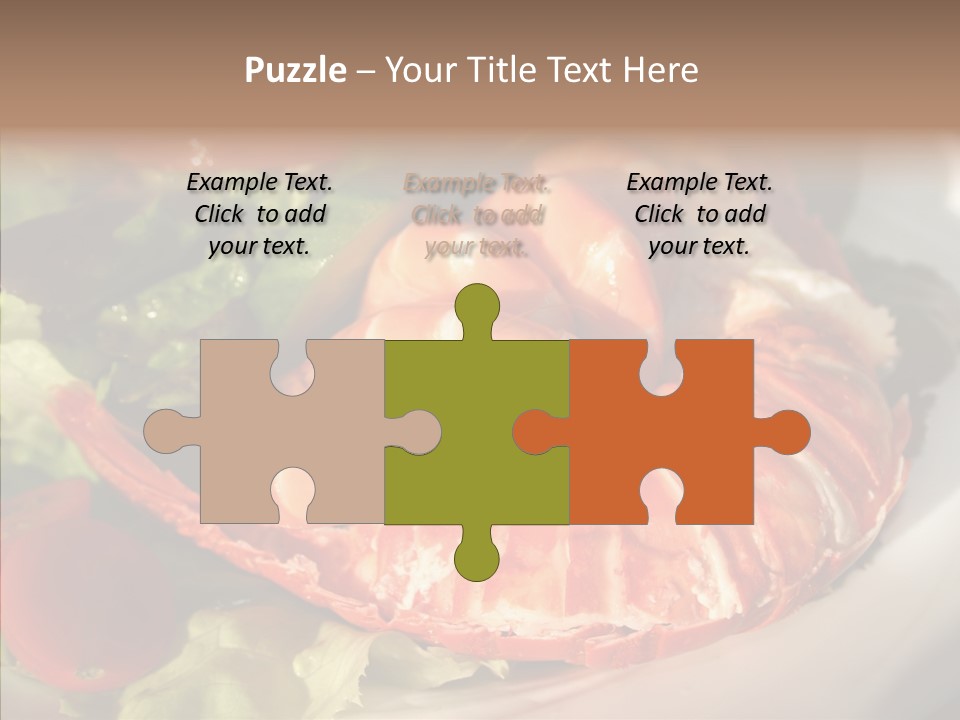 Baked Mussels Healthy PowerPoint Template