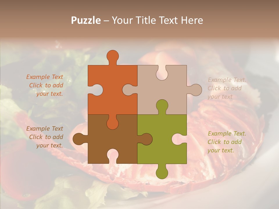 Baked Mussels Healthy PowerPoint Template