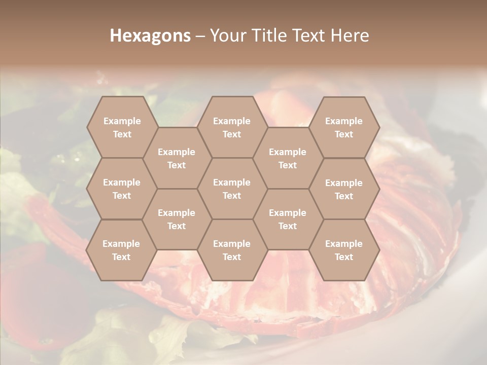 Baked Mussels Healthy PowerPoint Template