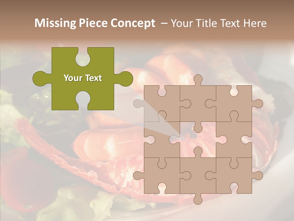 Baked Mussels Healthy PowerPoint Template