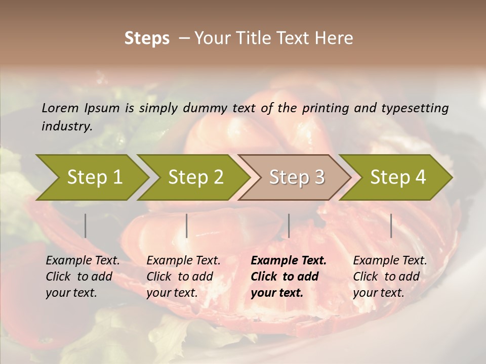Baked Mussels Healthy PowerPoint Template