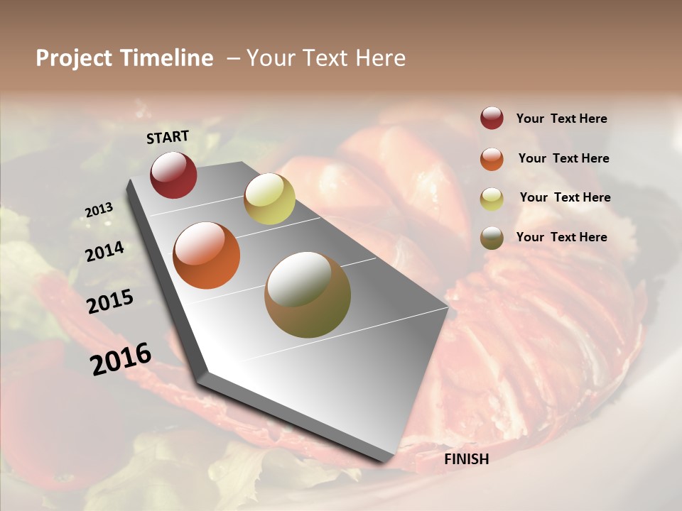 Baked Mussels Healthy PowerPoint Template