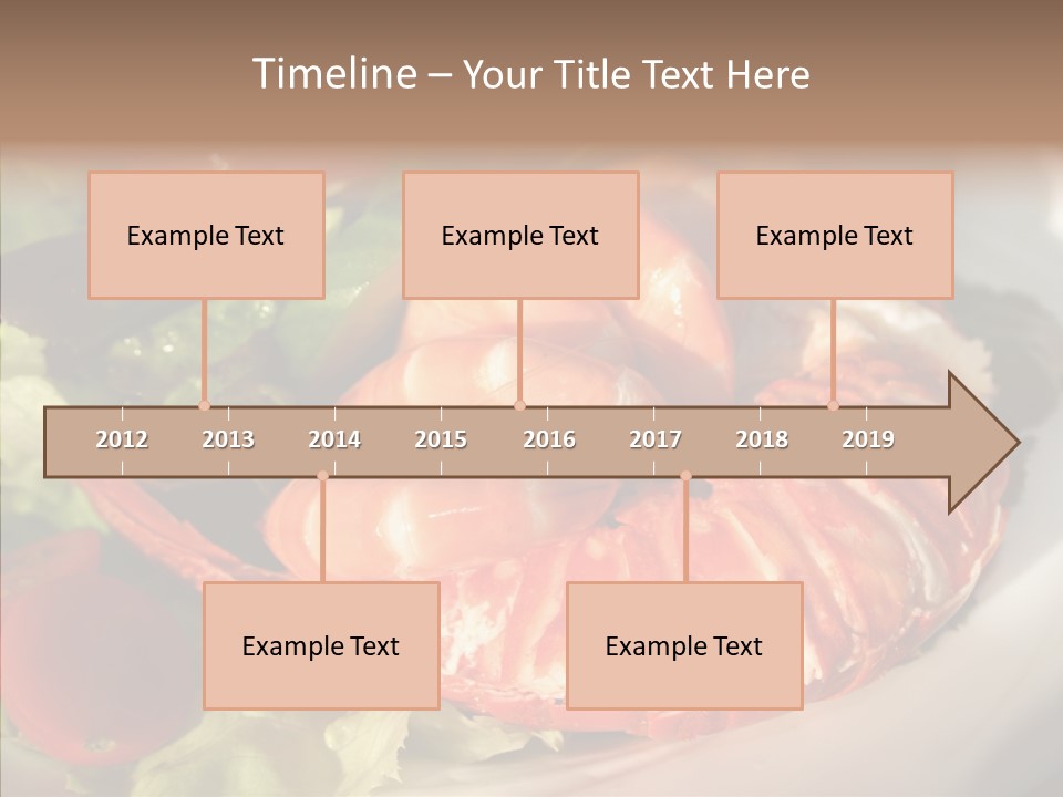 Baked Mussels Healthy PowerPoint Template