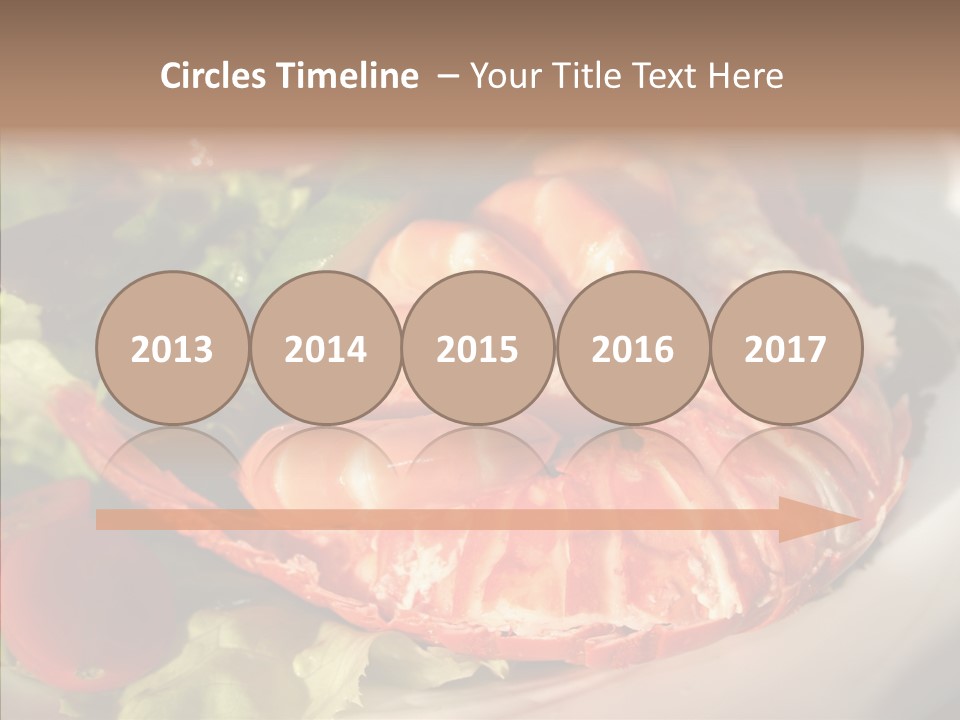 Baked Mussels Healthy PowerPoint Template