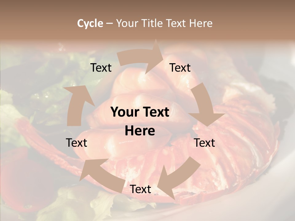 Baked Mussels Healthy PowerPoint Template