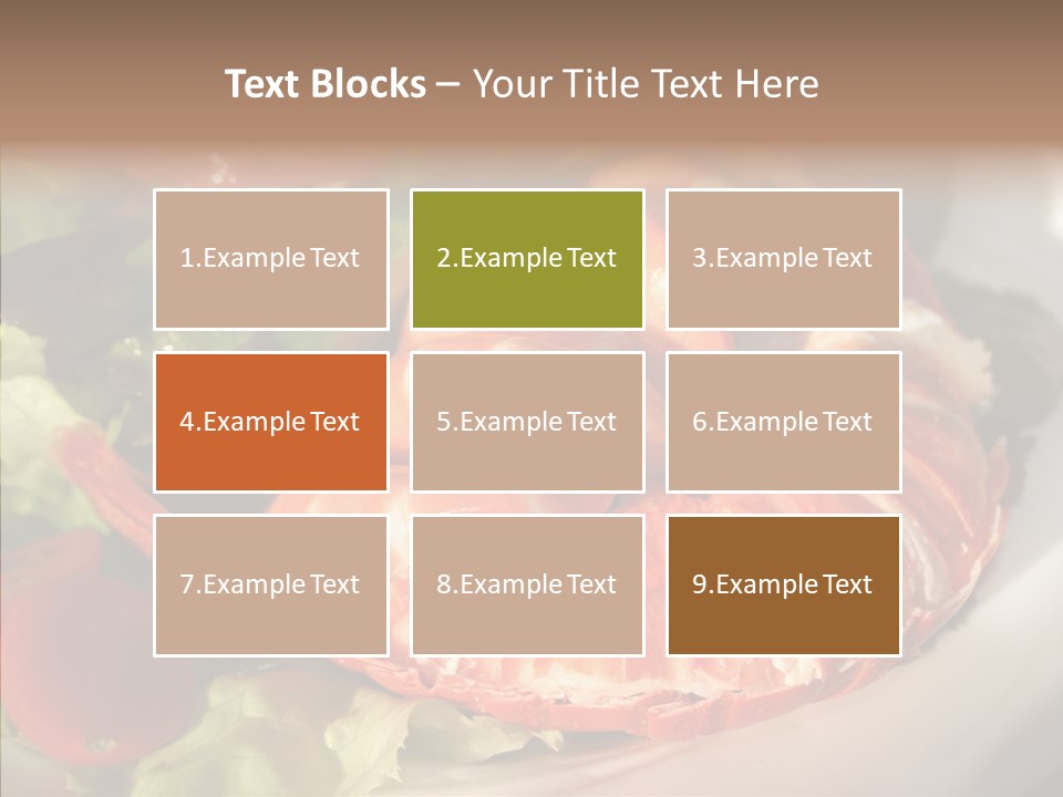 Baked Mussels Healthy PowerPoint Template