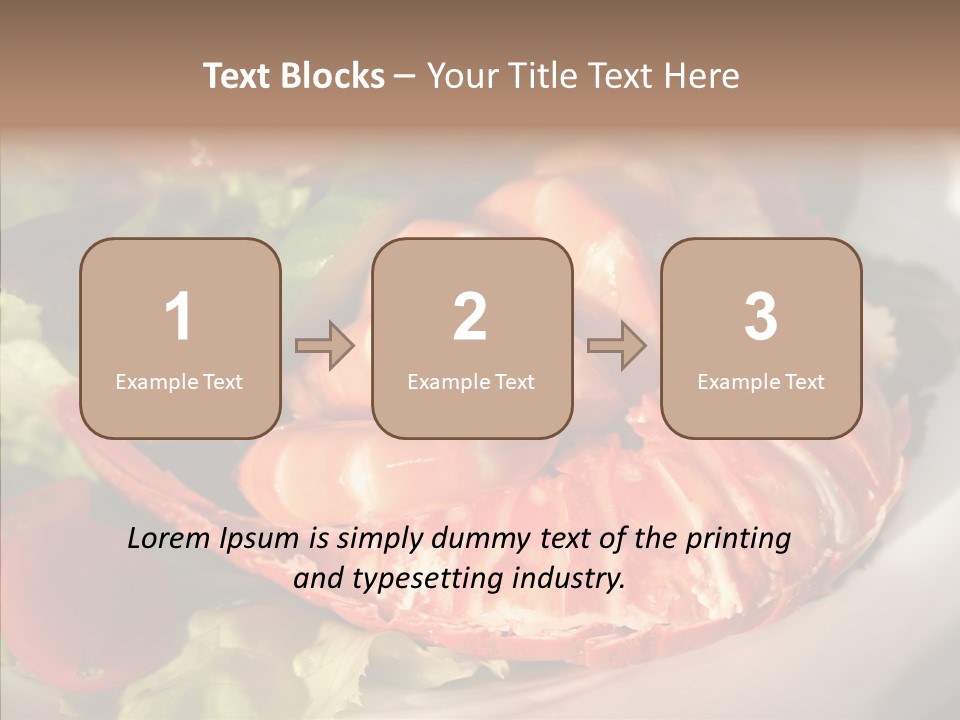 Baked Mussels Healthy PowerPoint Template