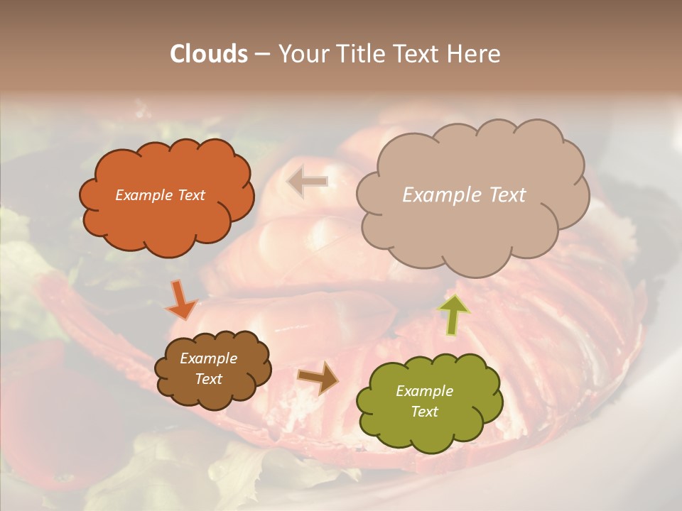Baked Mussels Healthy PowerPoint Template