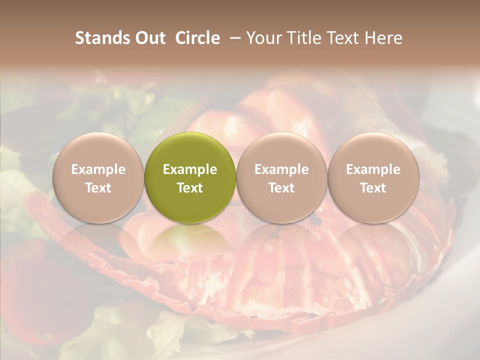 Baked Mussels Healthy PowerPoint Template