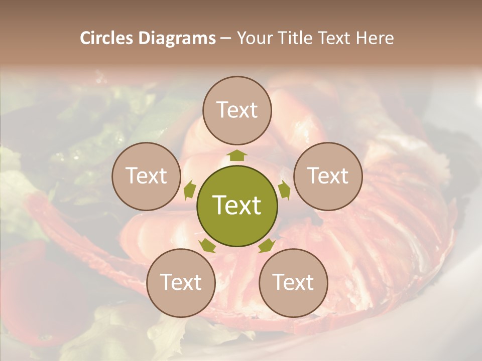 Baked Mussels Healthy PowerPoint Template