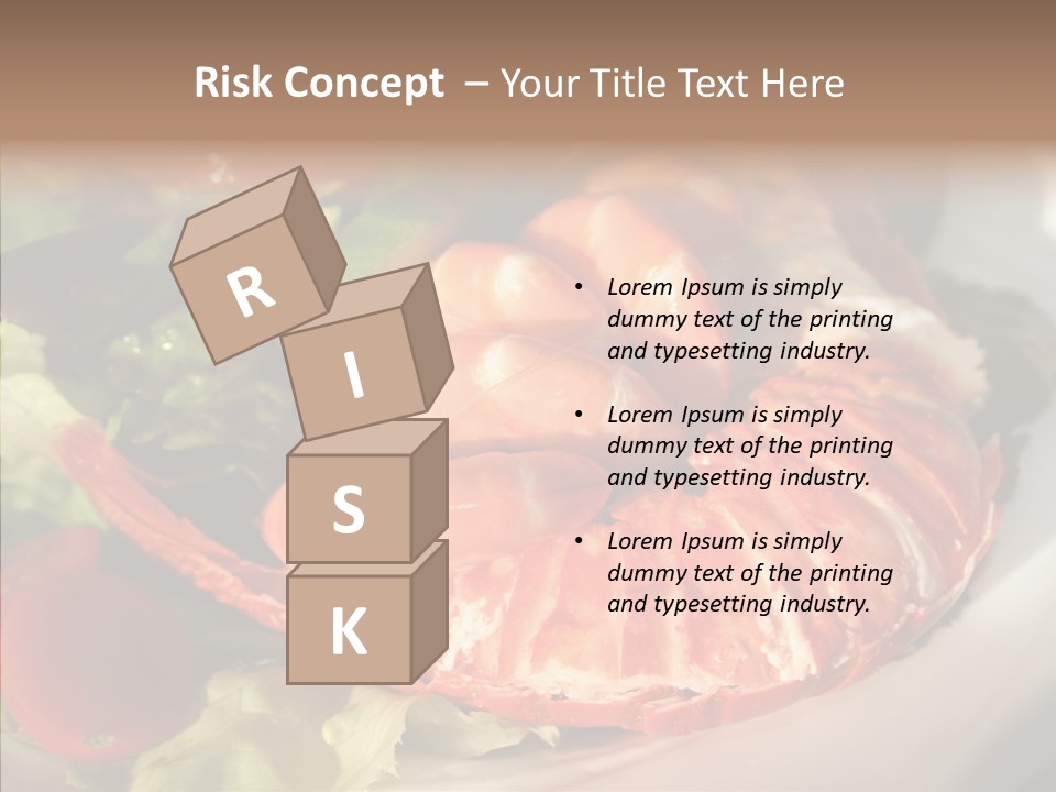 Baked Mussels Healthy PowerPoint Template