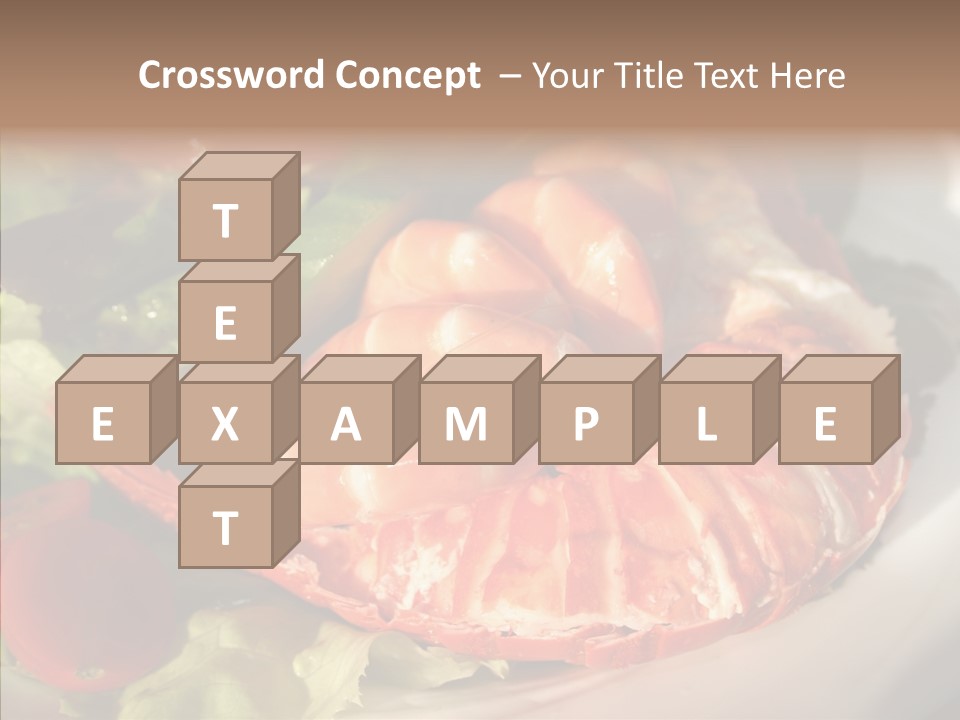 Baked Mussels Healthy PowerPoint Template