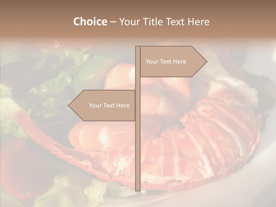 Baked Mussels Healthy PowerPoint Template