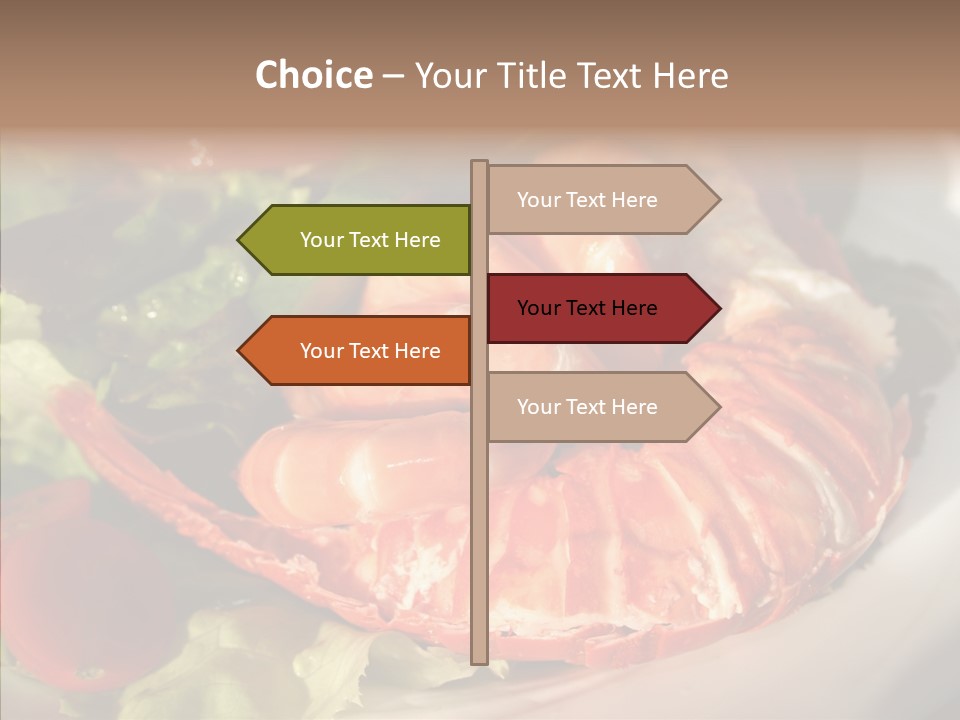Baked Mussels Healthy PowerPoint Template