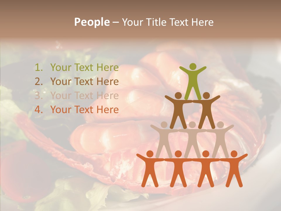 Baked Mussels Healthy PowerPoint Template